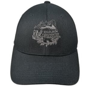 Wildland Firefighter Foundation Fitted Hat Black Medium Embroidered
